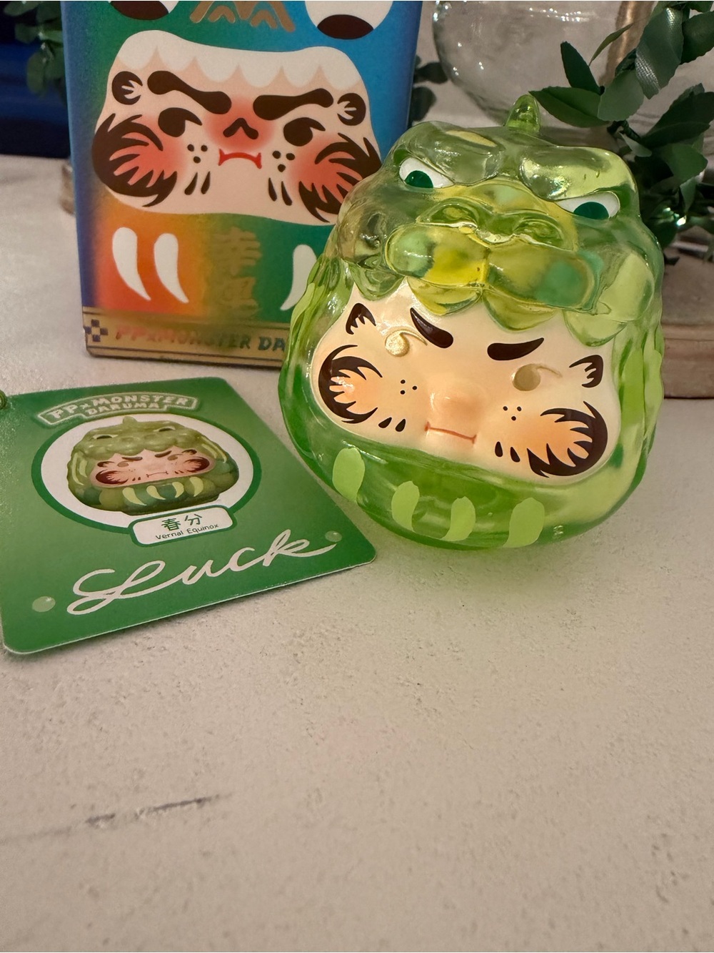 PP X Monster Daruma  Luck Vinyl Figure